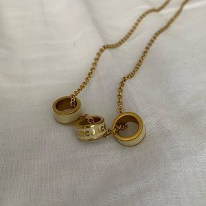 Marc By Marc Jacobs Triple Ring Necklace